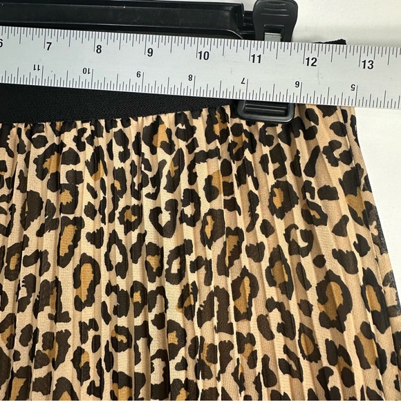 Good Heart leopard  pleated fabric  size S - Picture 8 of 13